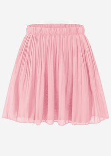 Chiffon plissé skirt - rose