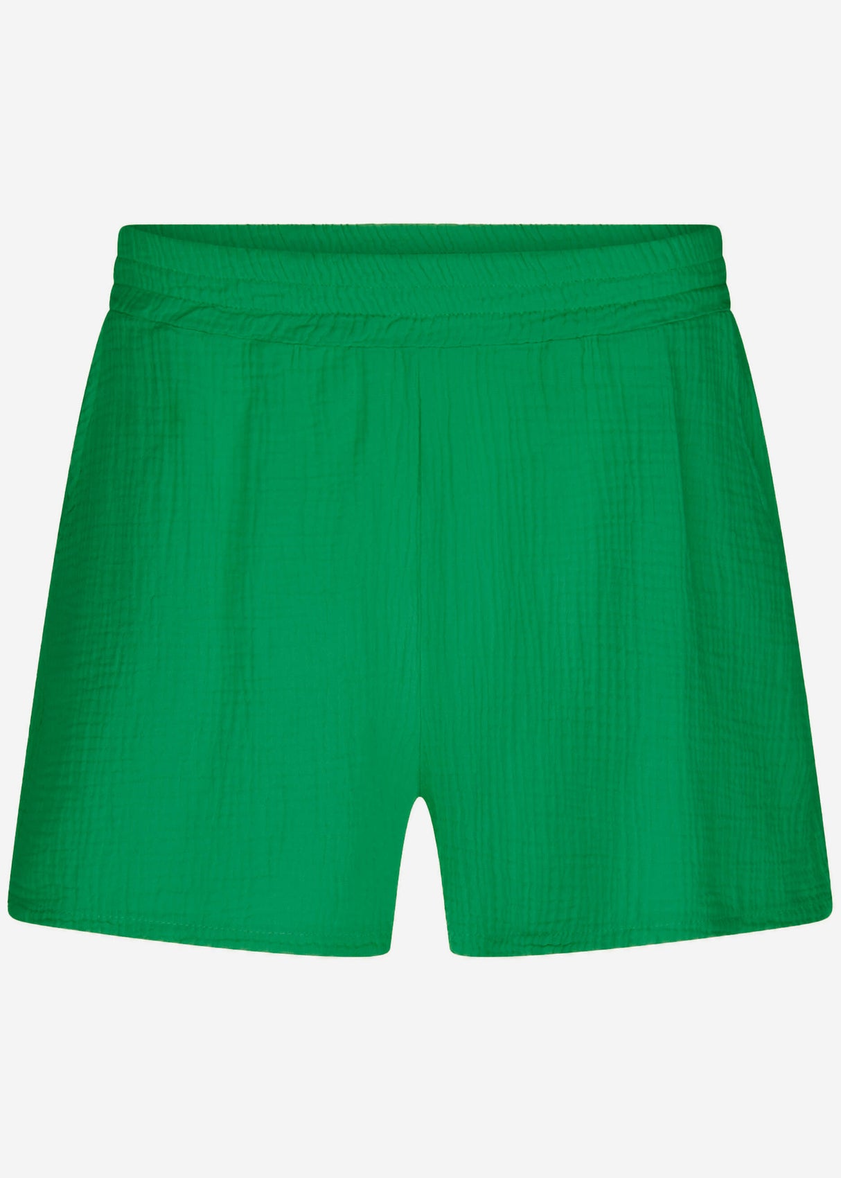 Musselin Shorts, grün