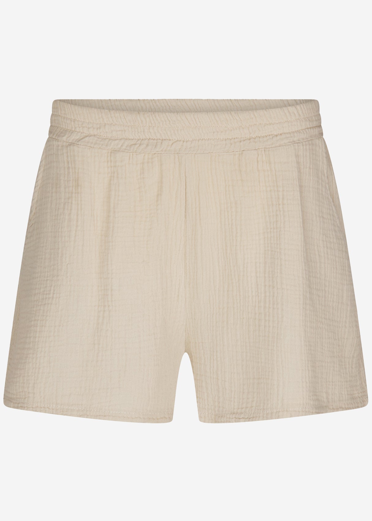 Muslin shorts, beige