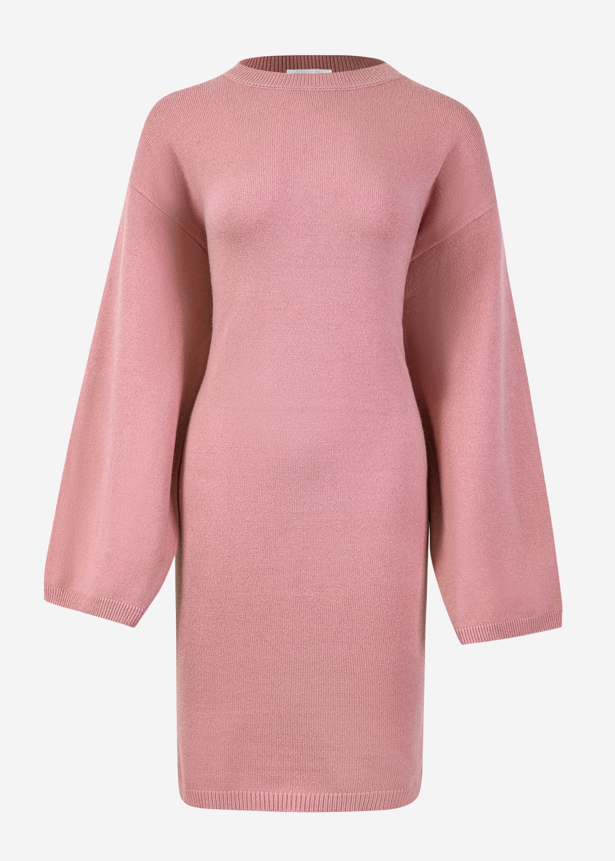 Oversize Kleid in Strick - altrosa