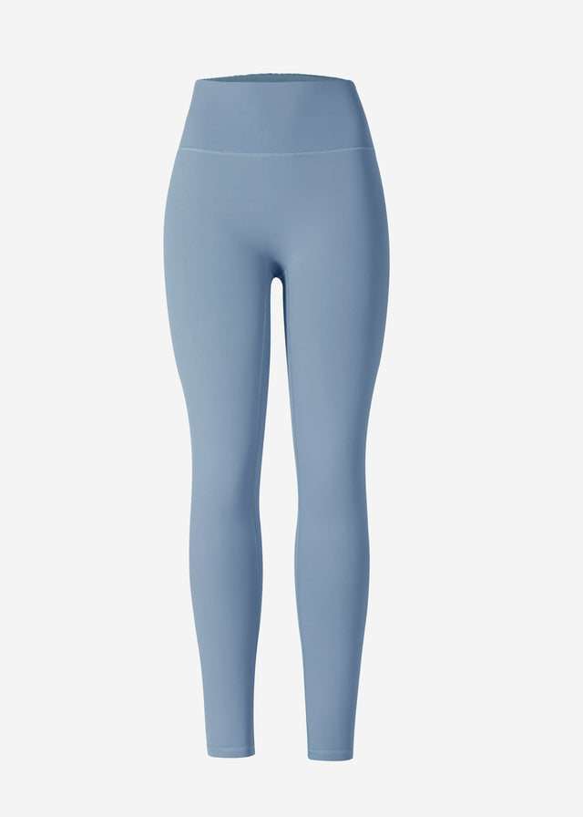 High Waist Sportleggings - blau