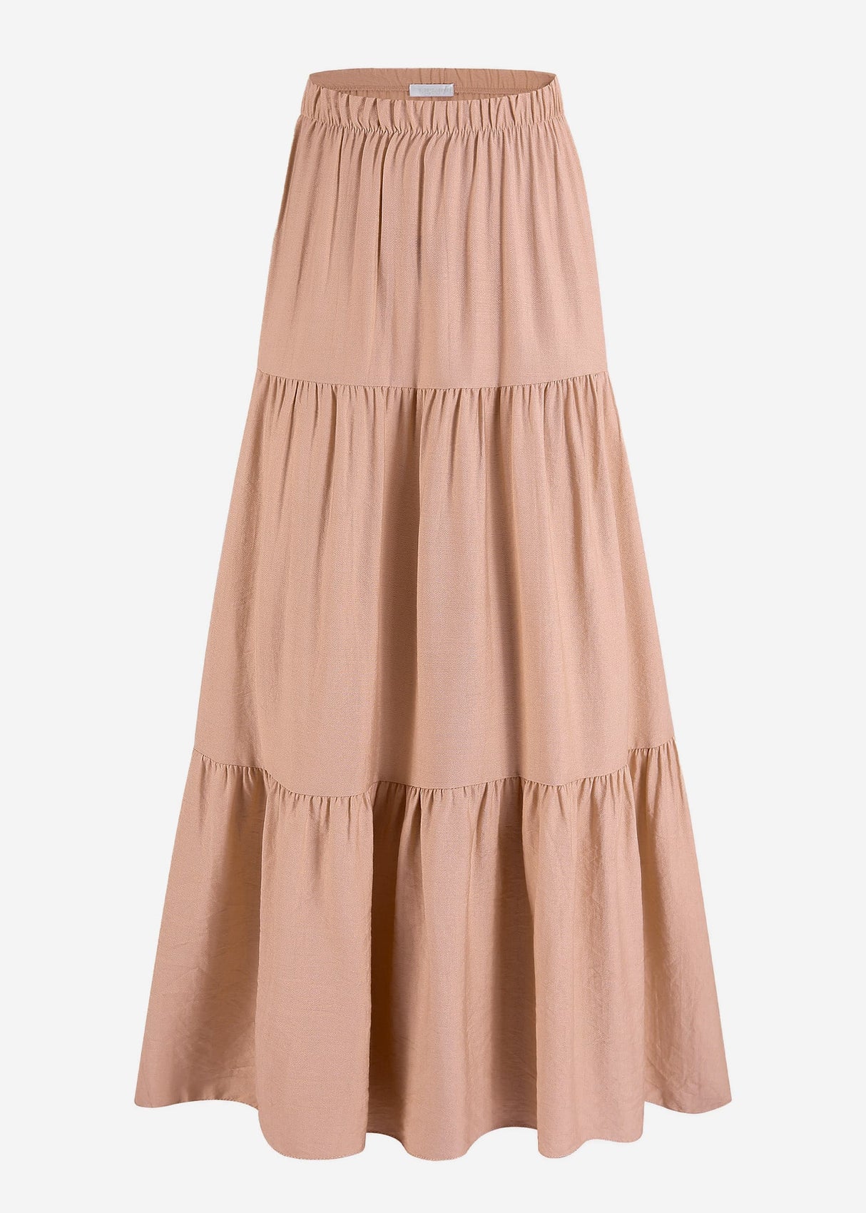 Maxi Volantsrock - taupe