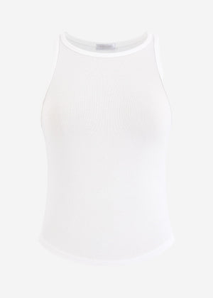 Geripptes Tank Top - offwhite