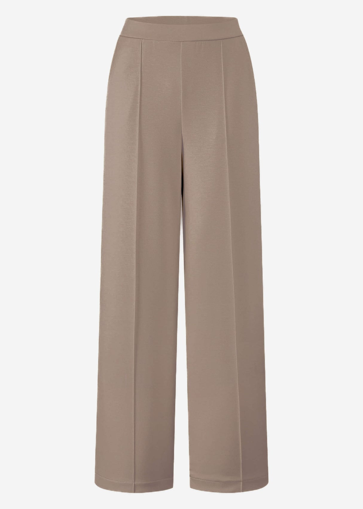 Softe weite Jogginghose mit Biese - taupe
