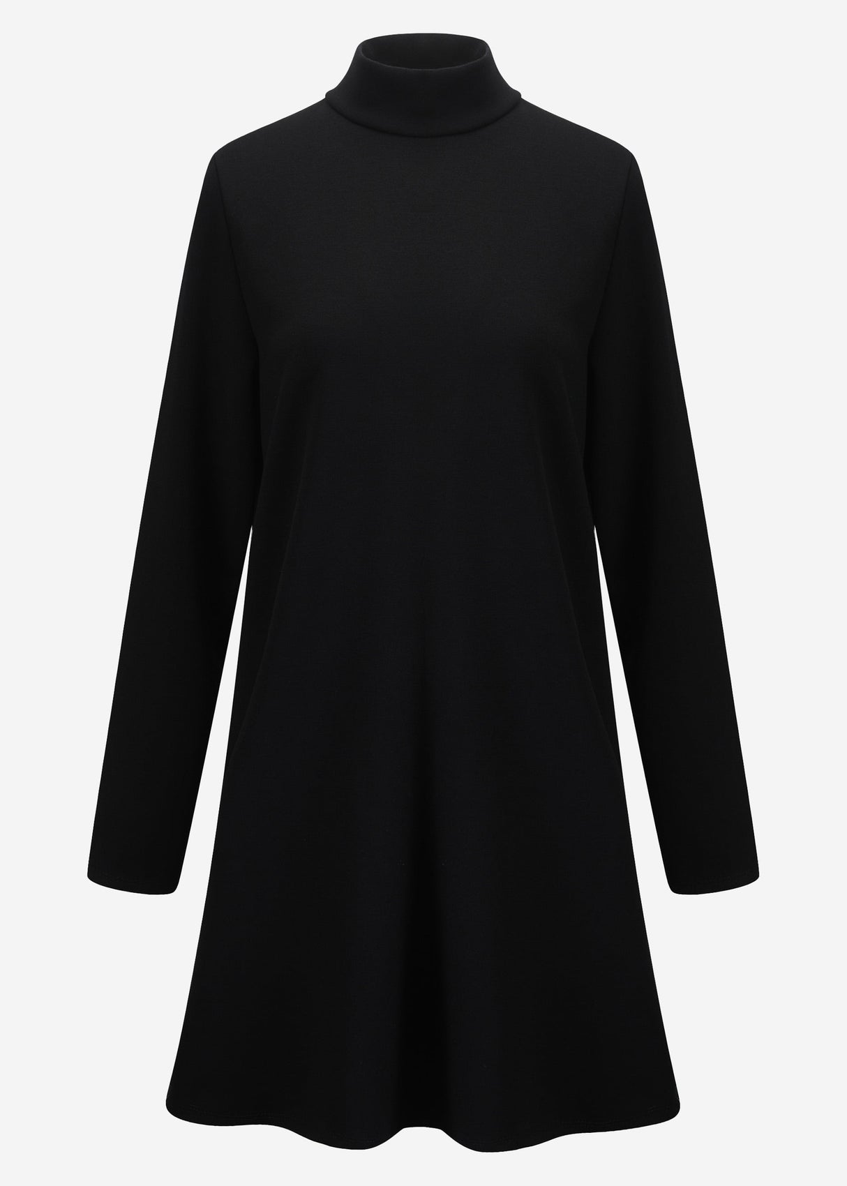 Short jersey dress - black