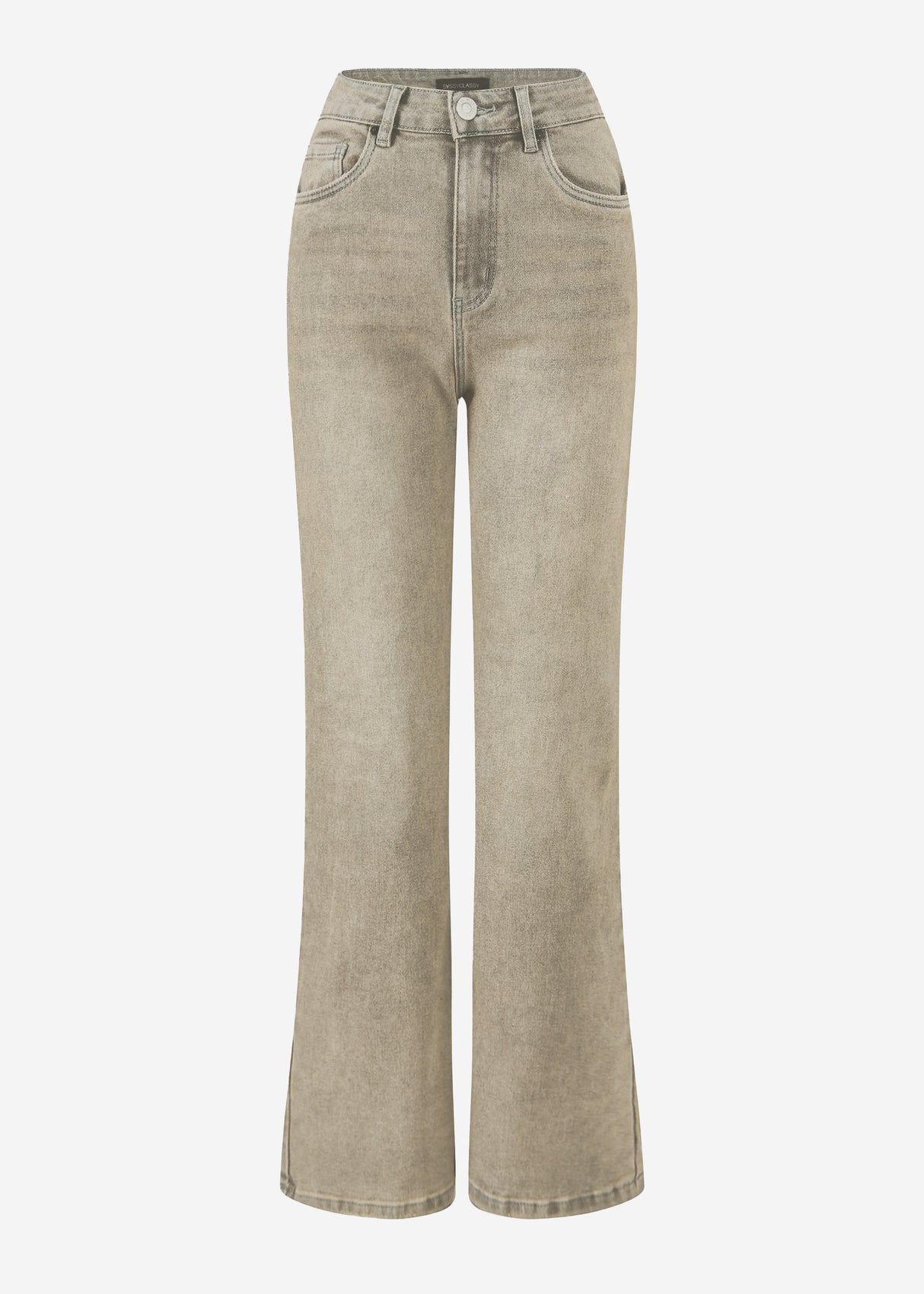 Straight Leg Jeans - greige