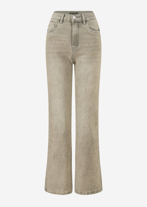 Straight Leg Jeans - greige