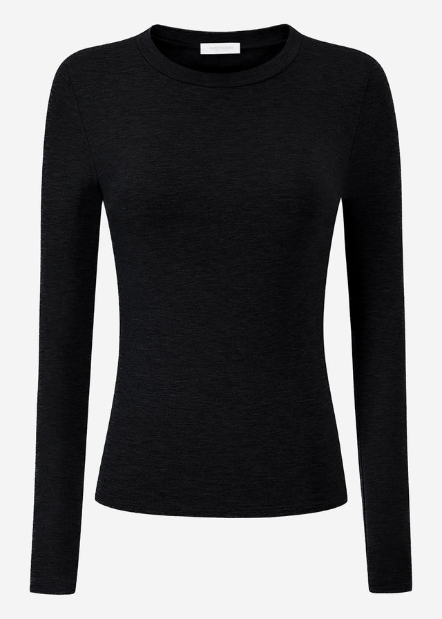 Langarmshirt - schwarz