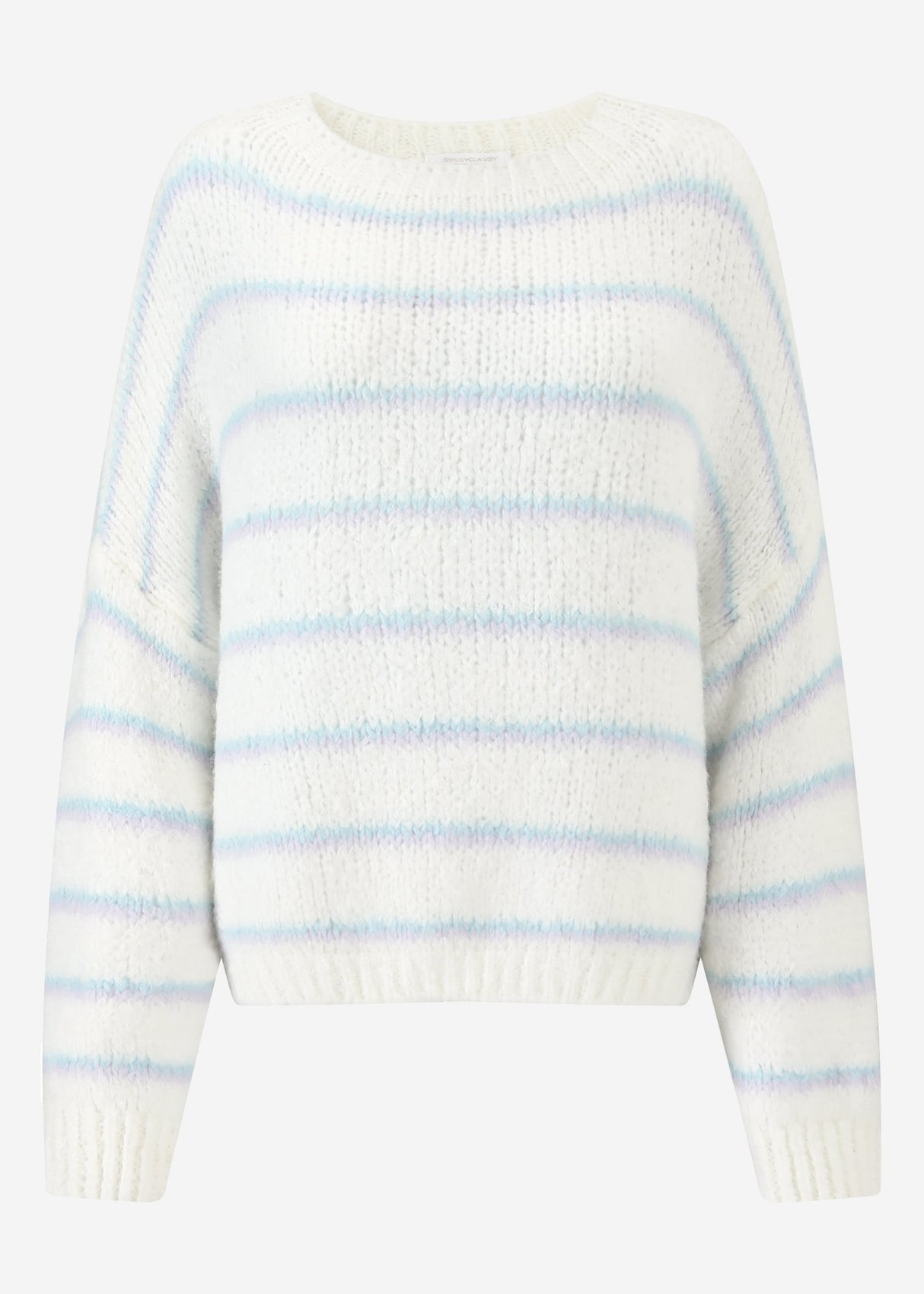 Gestreifter Pullover - offwhite