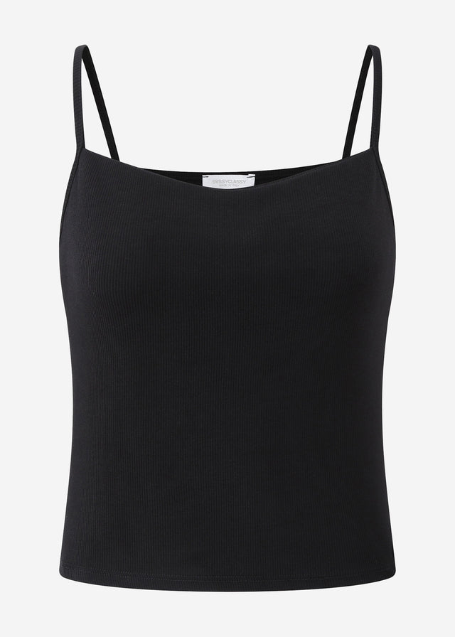 Strappy top - black