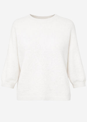 Knitted top - off-white