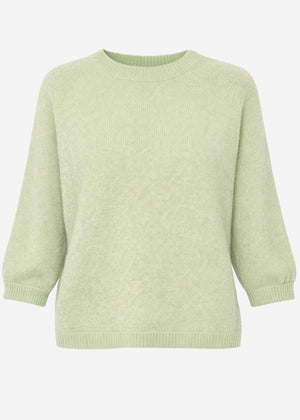 Strickoberteil - salbeigrün