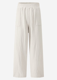 Musselin Hose - hellbeige