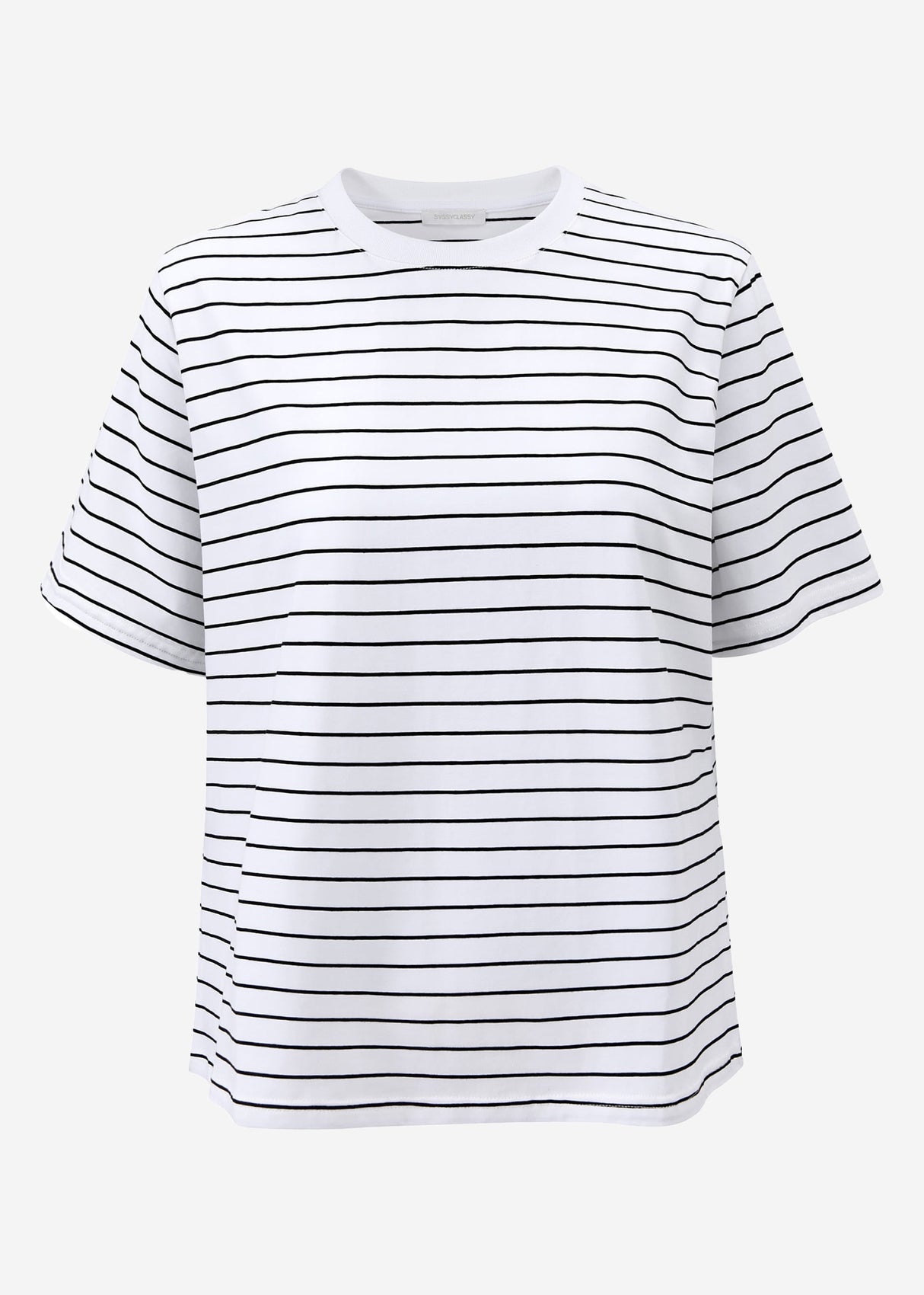 Gestreiftes T-Shirt - offwhite