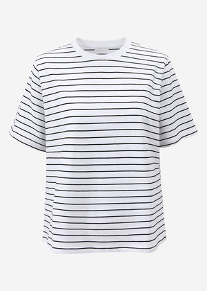 Gestreiftes T-Shirt - offwhite