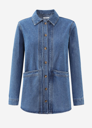Jeansjacke - blau