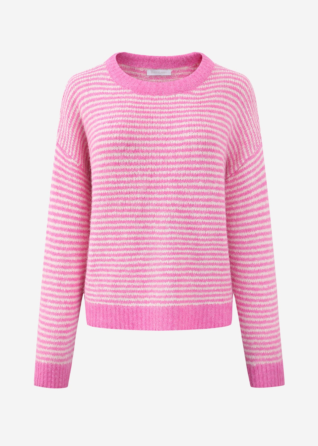 Striped sweater - pink/off-white