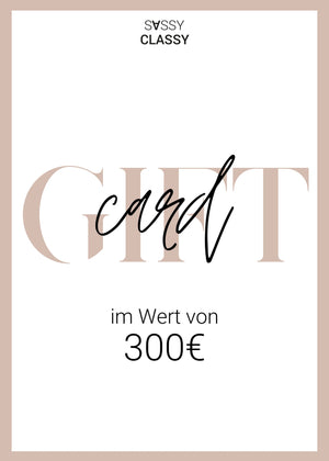 SASSYCLASSY Geschenkgutschein