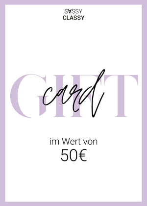 SASSYCLASSY Geschenkgutschein