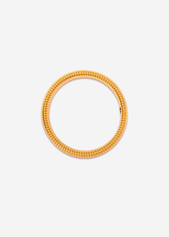 Gerilltes Armband medium - gold