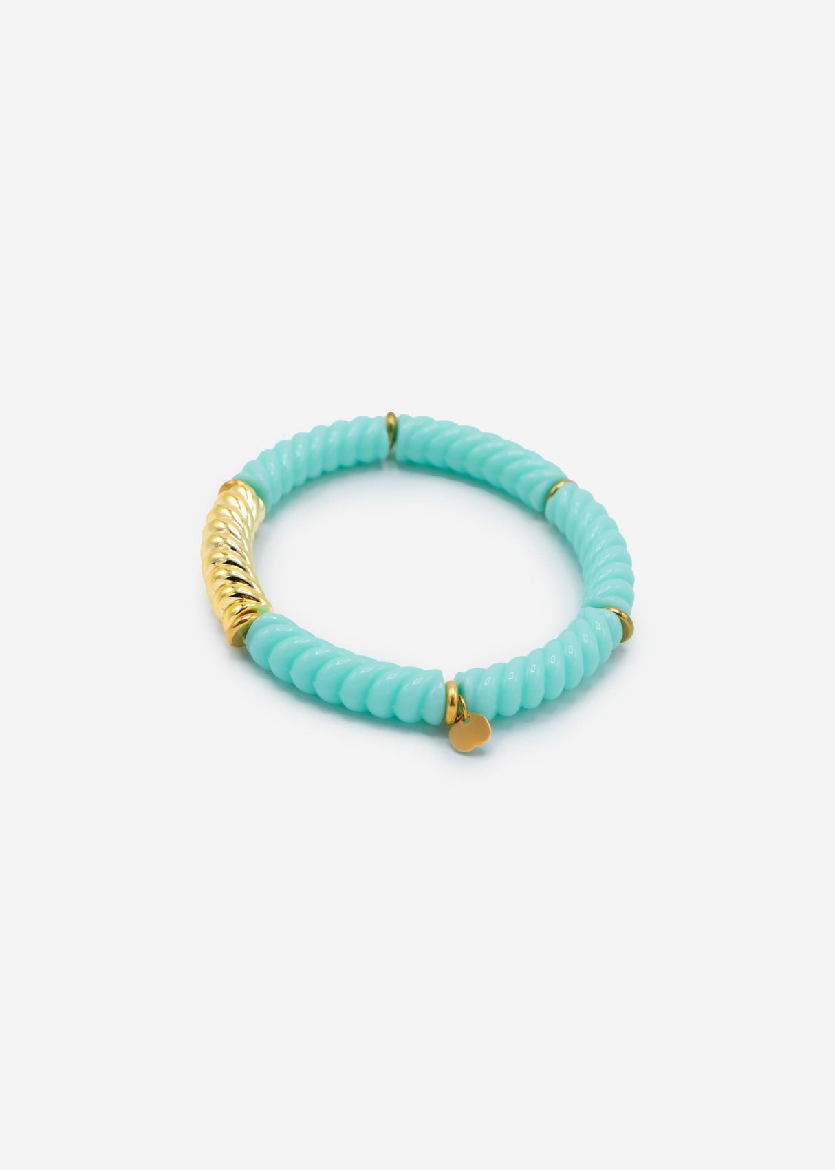 Armband mit Perlen - türkis
