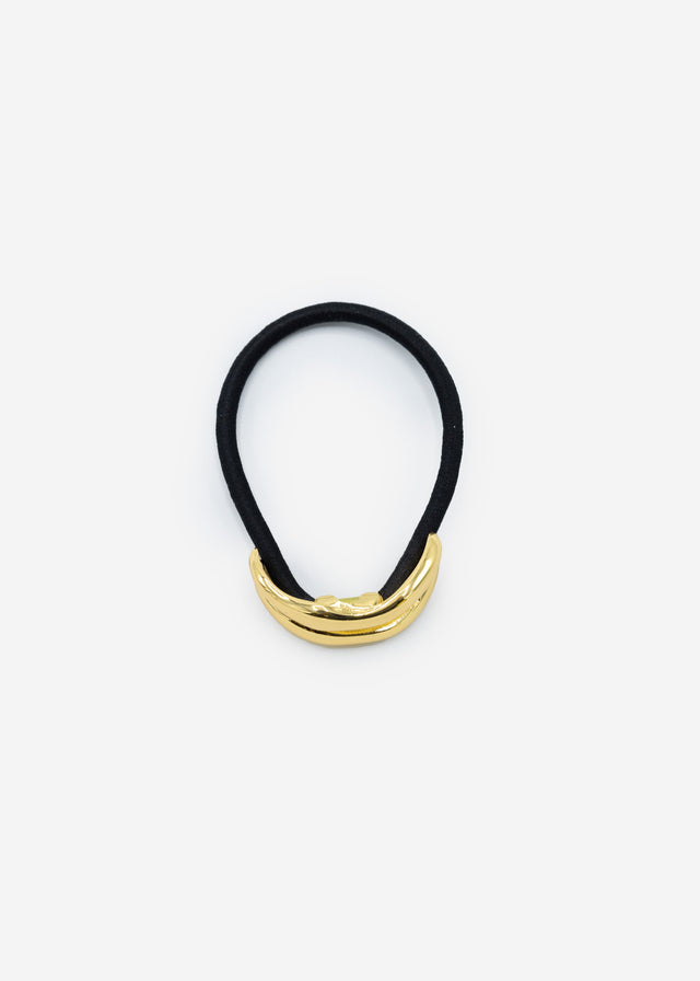 Haargummi mit goldfarbenem Detail - gold