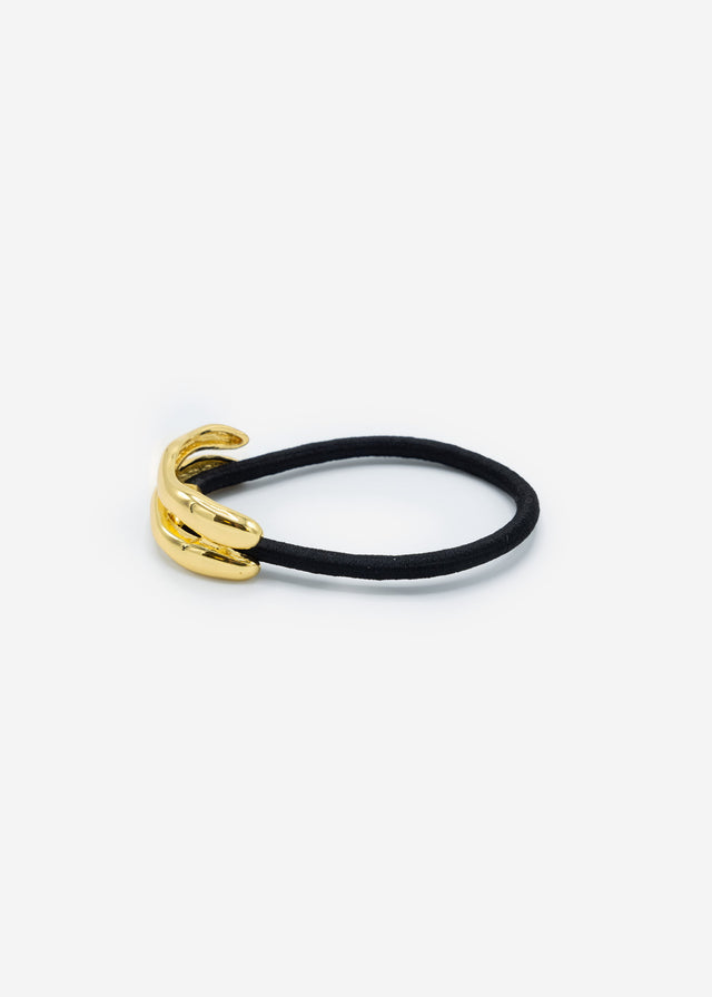 Haargummi mit goldfarbenem Detail - gold