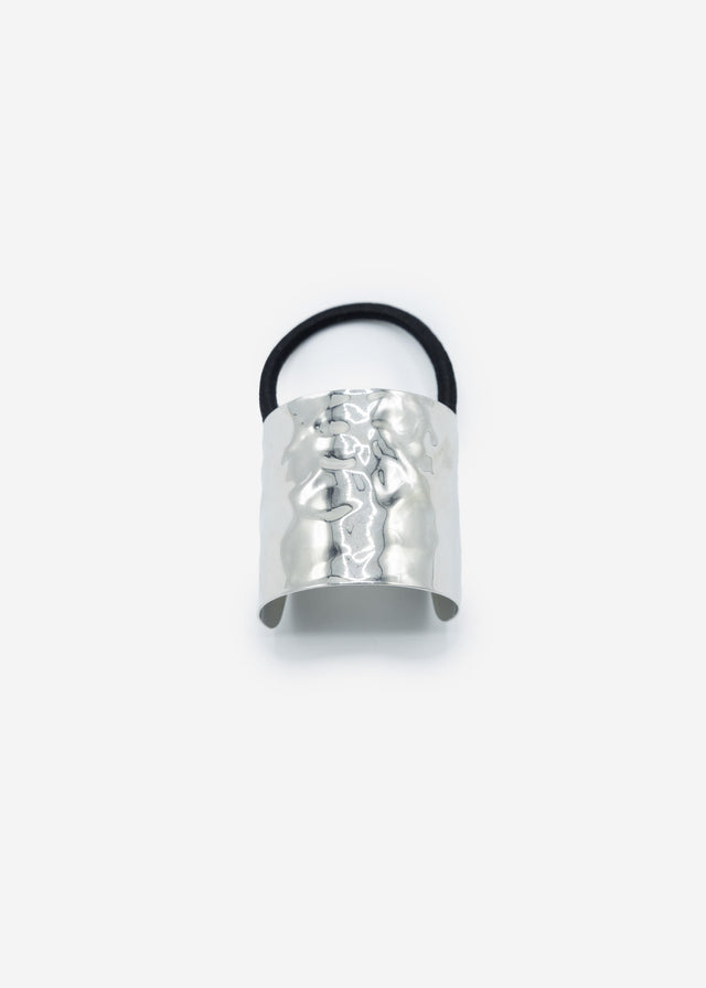 Metallic Haargummi - silber