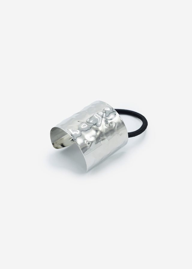 Metallic Haargummi - silber