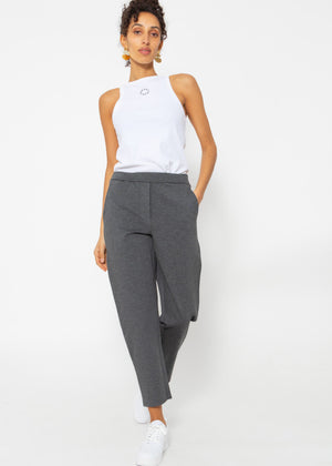 Jersey chinos - grey
