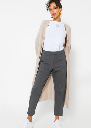 Jersey chinos - grey