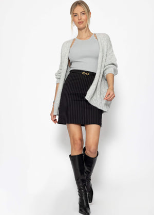 Lurex knit top - silver