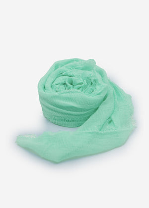 Muslin scarf - turquoise