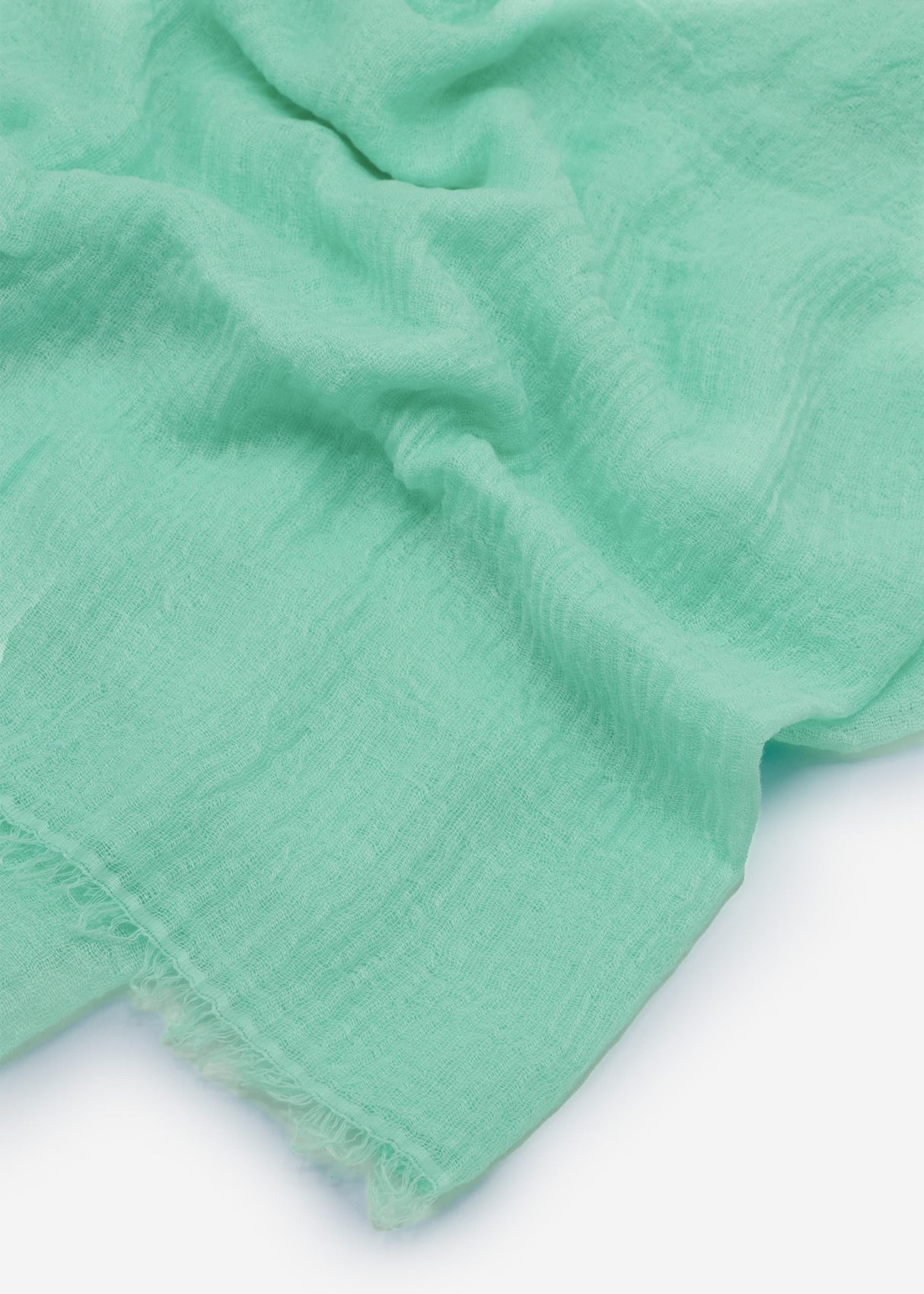 Muslin scarf - turquoise