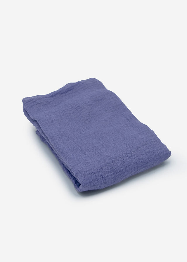 Musselin Schal - jeansblau