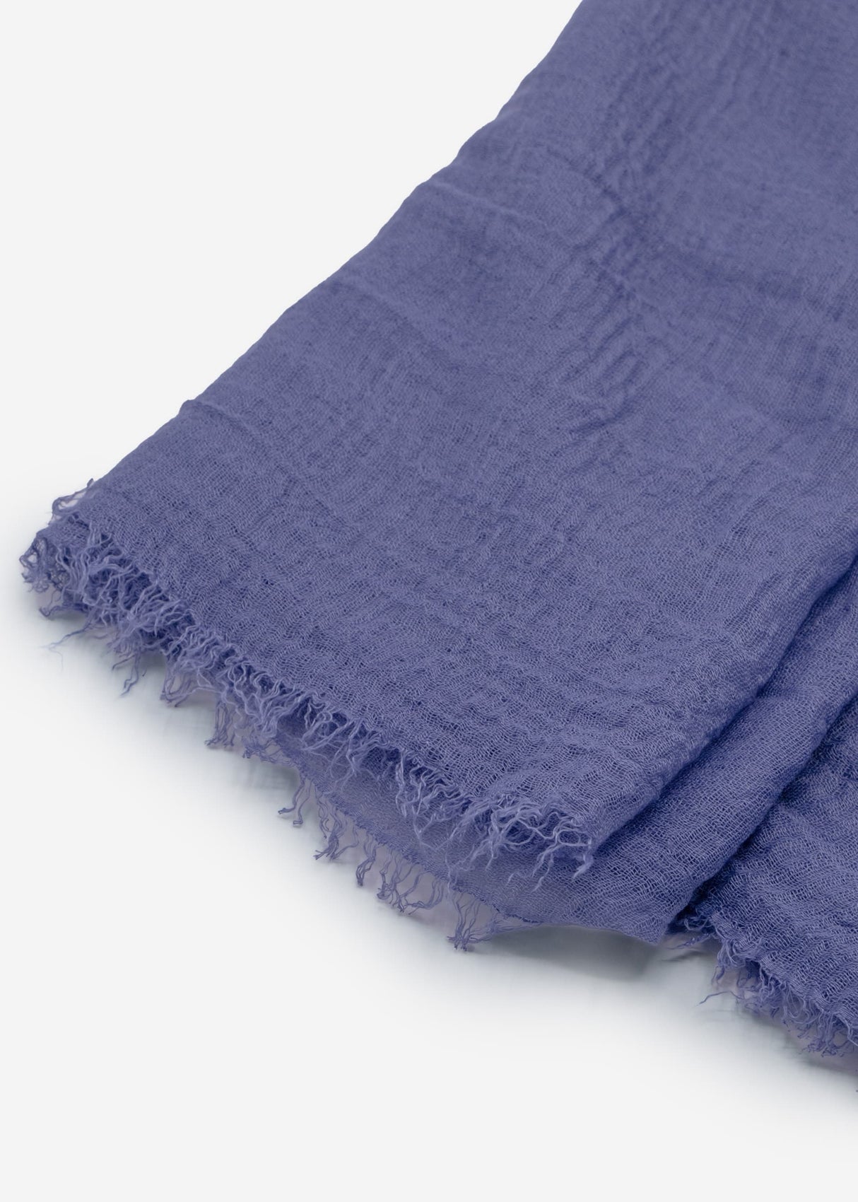 Muslin scarf - denim blue