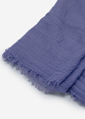 Muslin scarf - denim blue