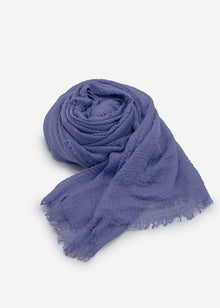 Muslin scarf - denim blue