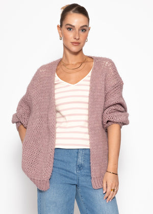 Oversized cardigan - old pink