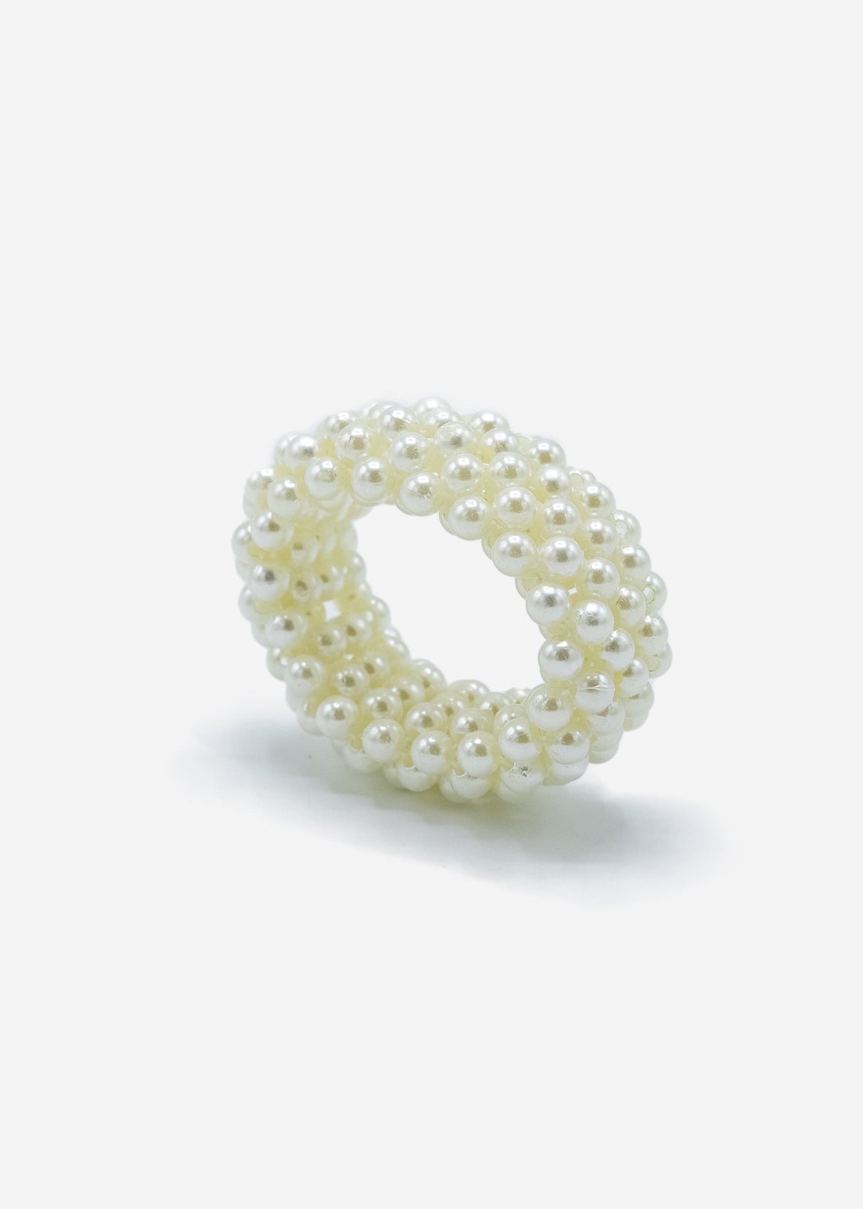 Pearl scrunchie - off-white