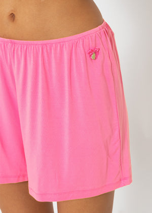 pajama shorts - pink