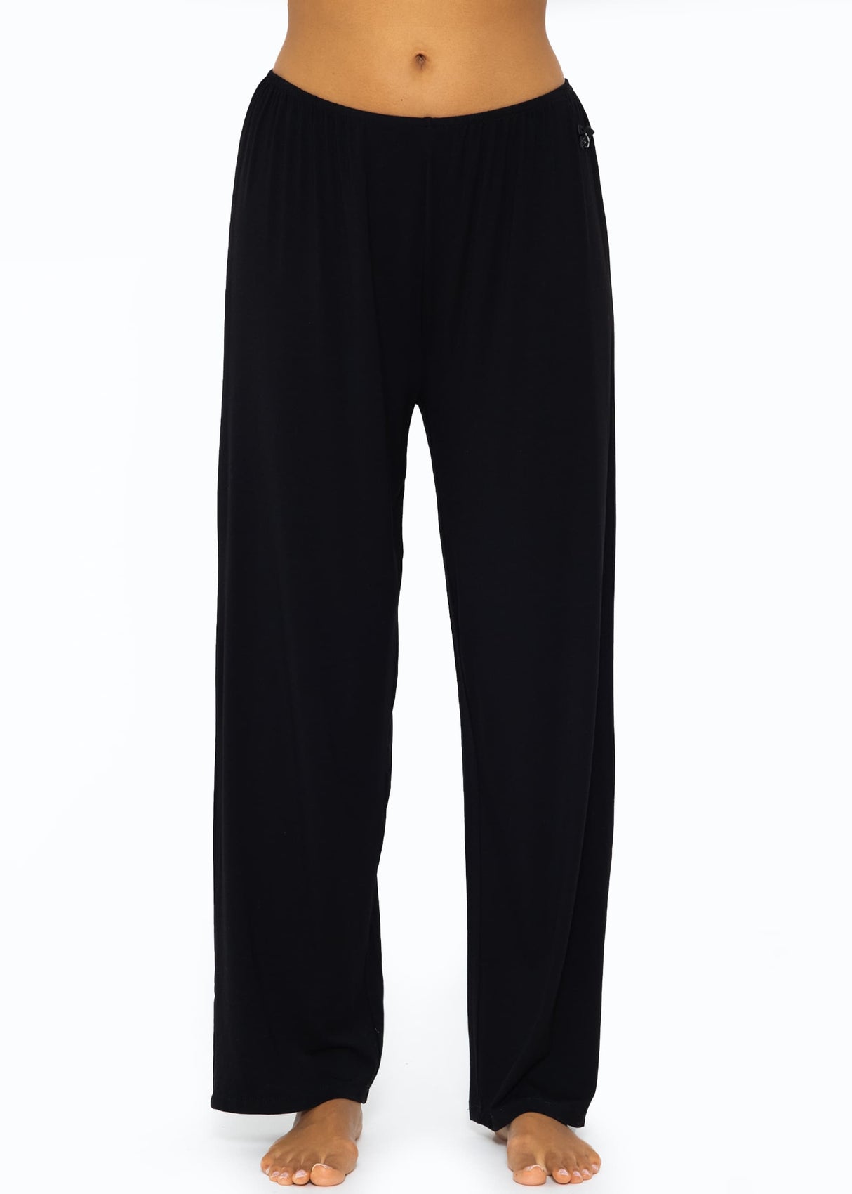 Jersey pajama pants - black