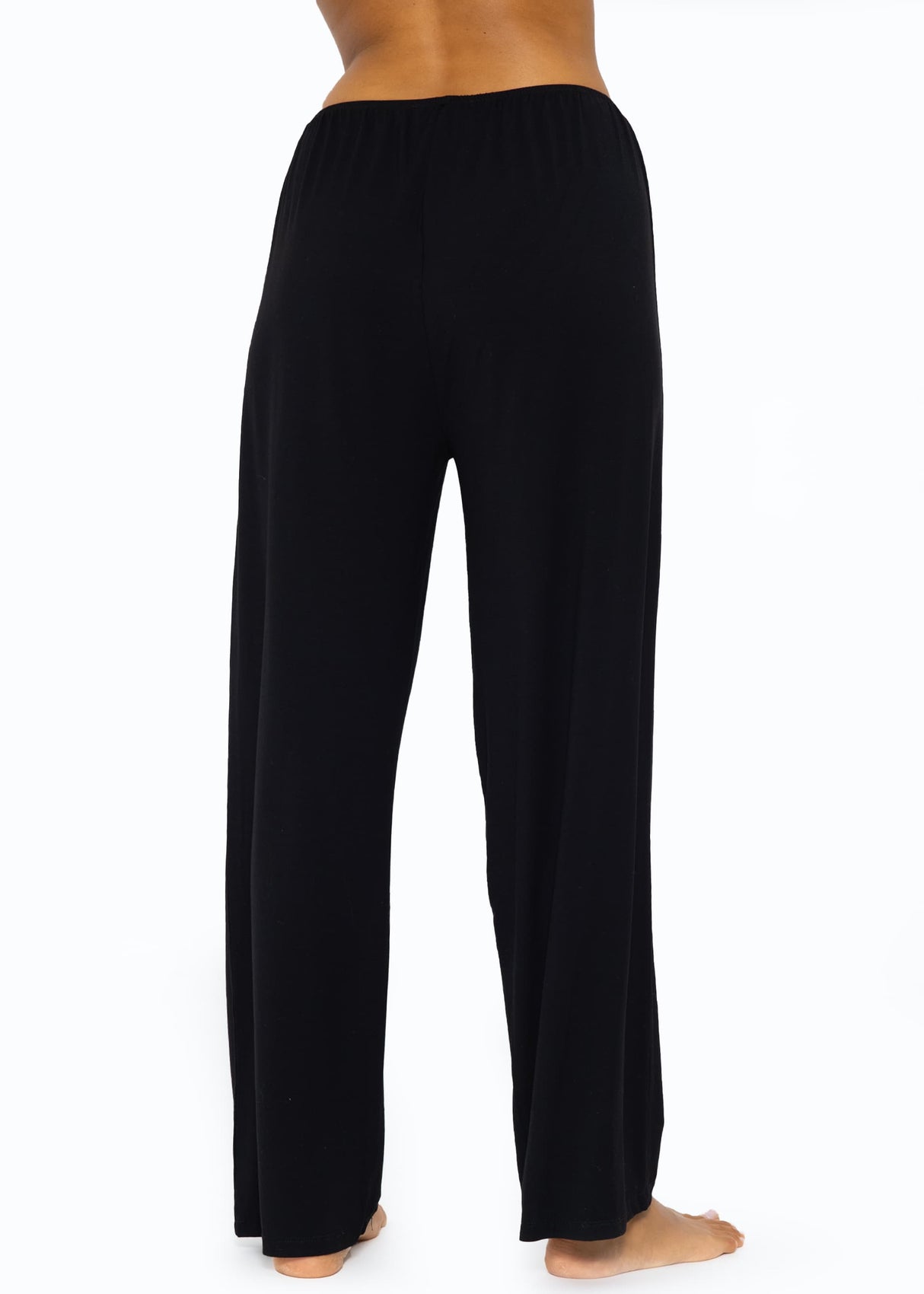 Jersey pajama pants - black
