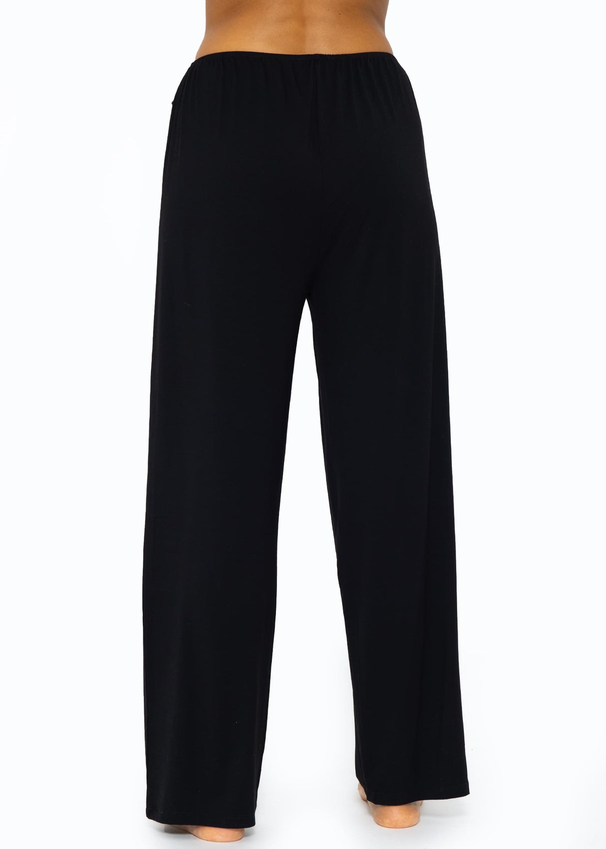 Jersey pajama pants - black