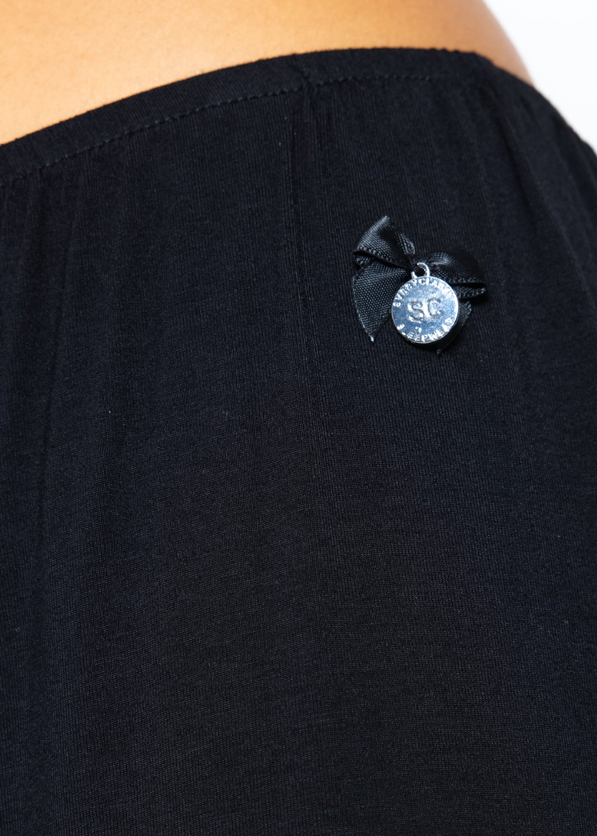 Jersey pajama pants - black