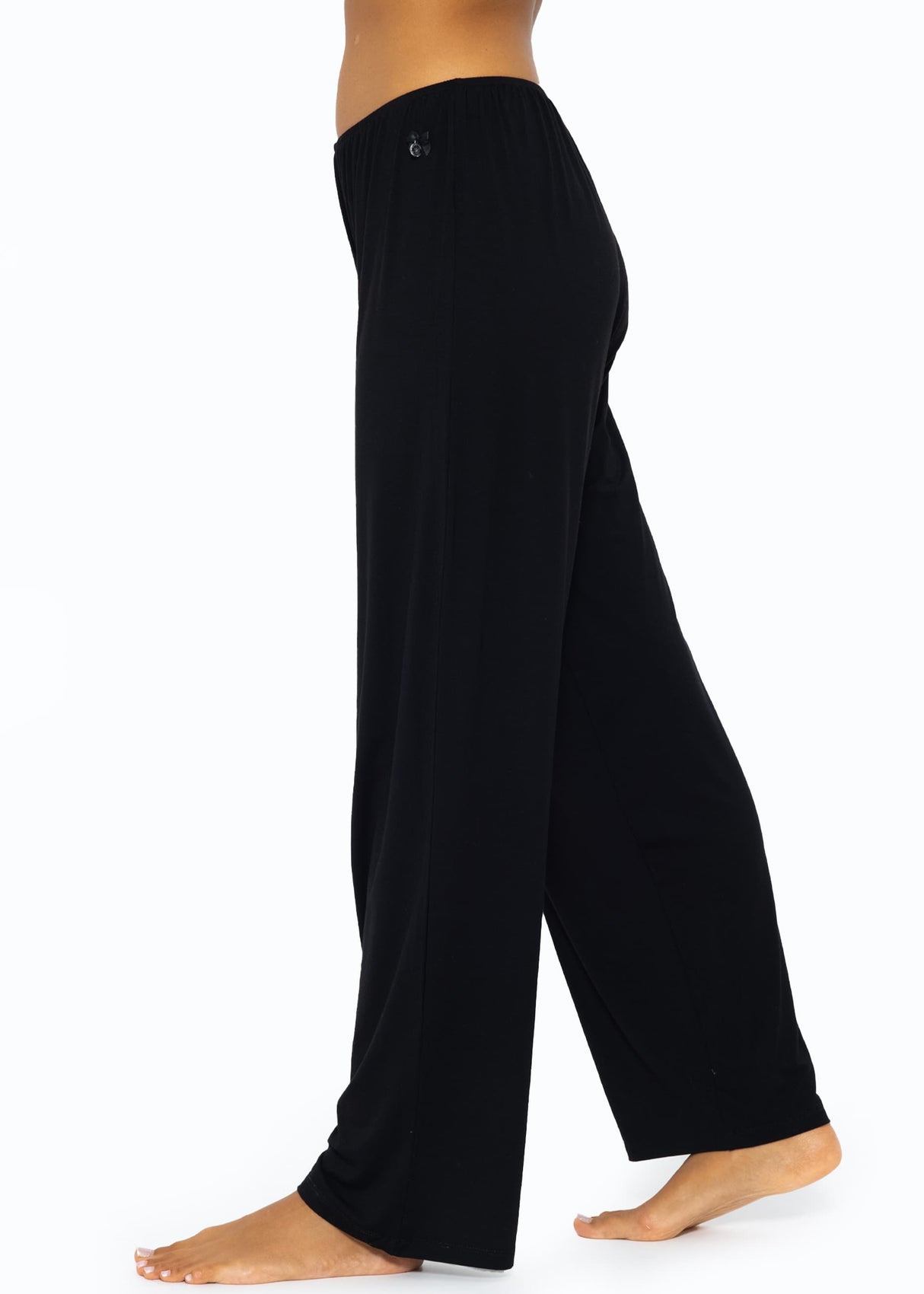 Jersey pajama pants - black