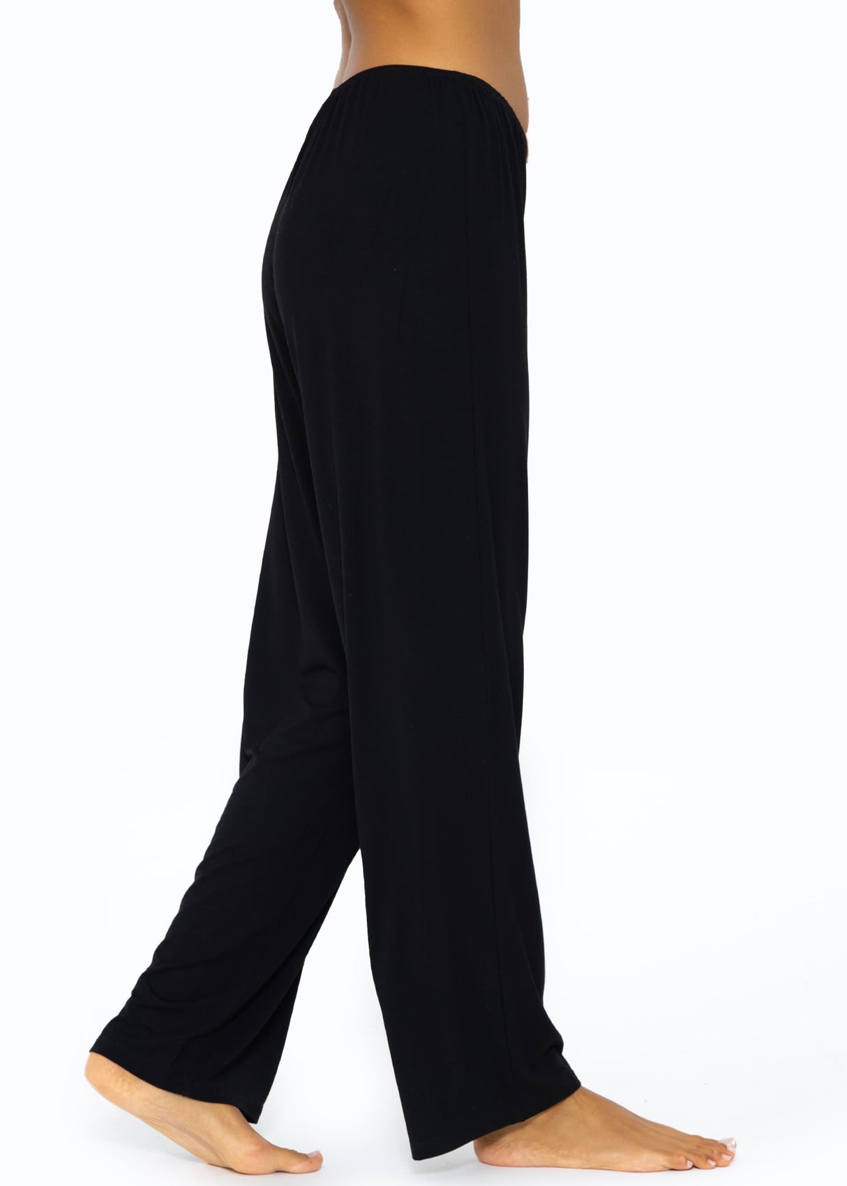 Jersey pajama pants - black