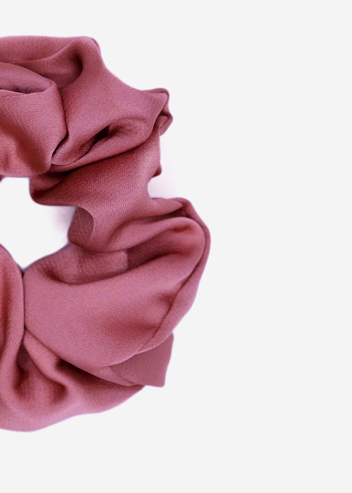 Satin-Scrunchie, mauve