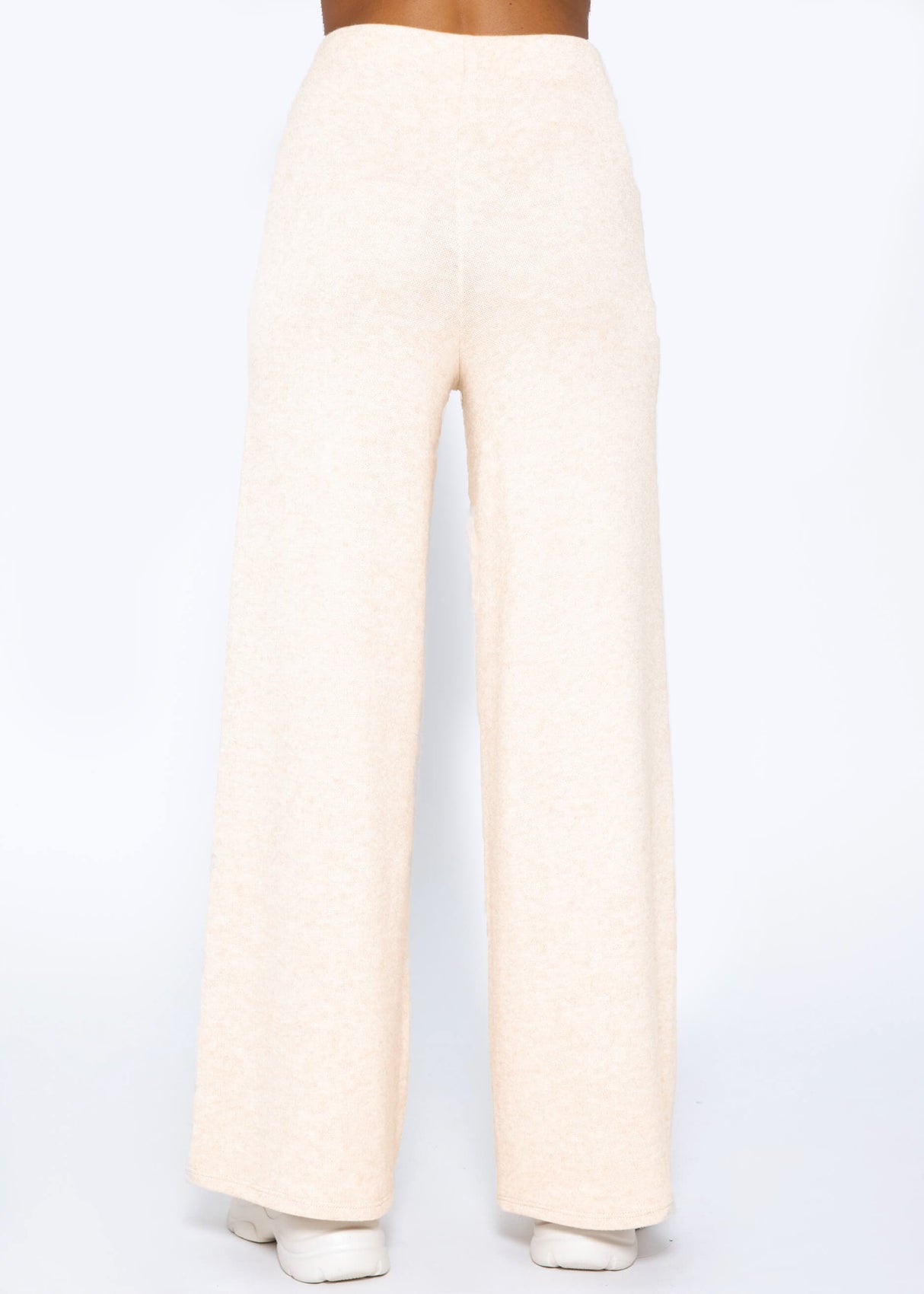 Schlupfhose, super soft, mit weitem Bein - beige