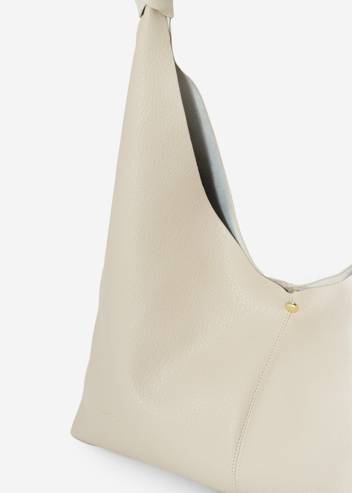 Shopper with knot detail - beige